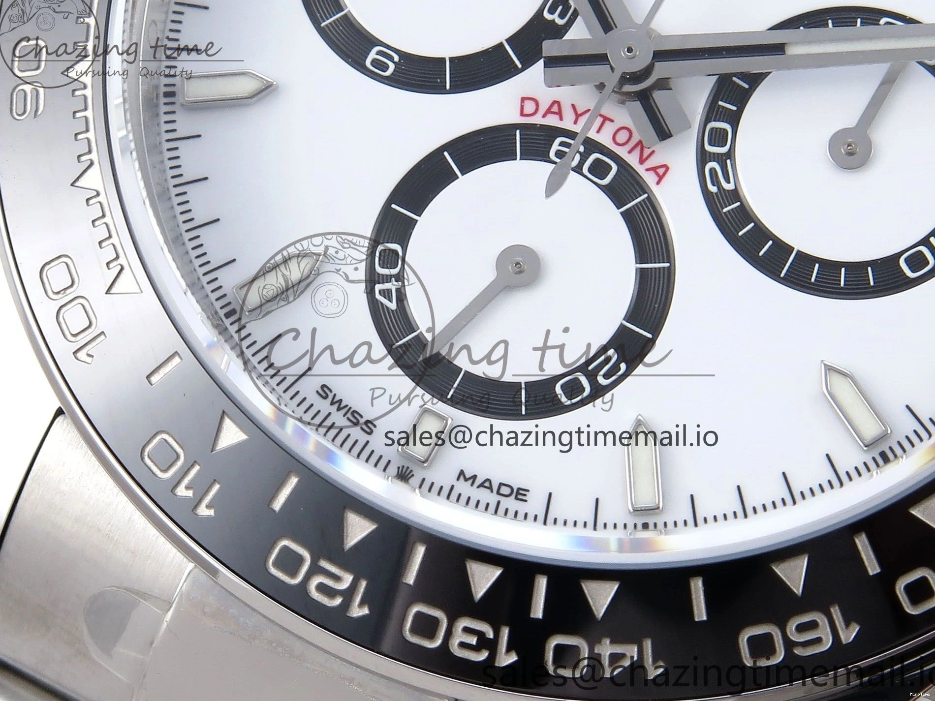 MiroTime 0428 Reliable Daytona 126500 QF+ 1:1 Best Edition 904L Steel White Dial on SS Bracelet SH 862